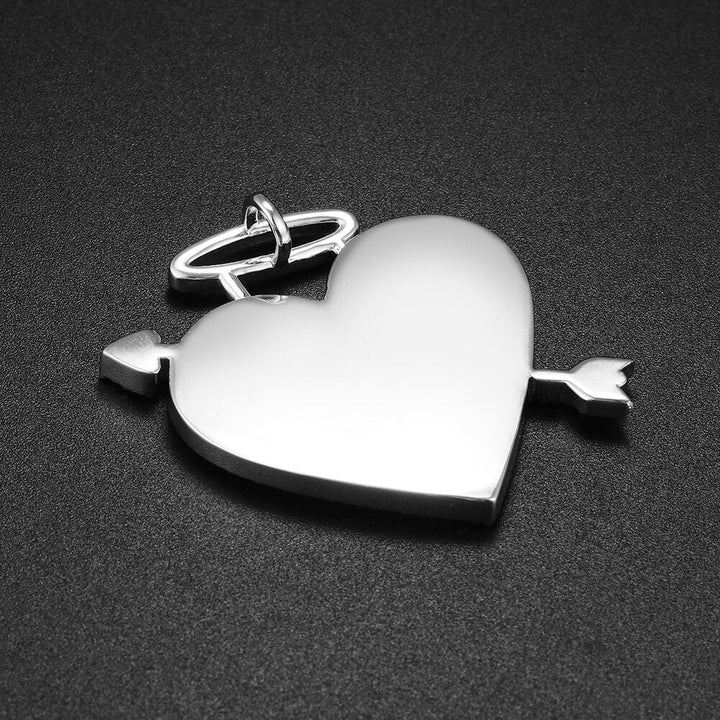 Silver medallion necklace