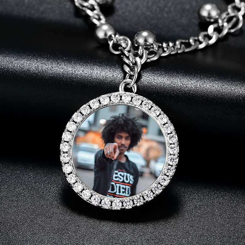 Photo Charm Bracelet-Men's Bracelets-Gifts For Men