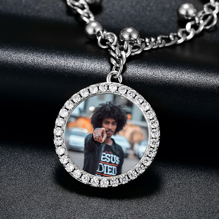Photo Charm Bracelet-Men's Bracelets-Gifts For Men