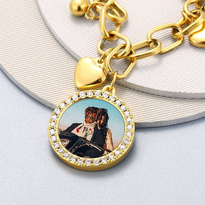 personalize photo bracelet picture bracelet