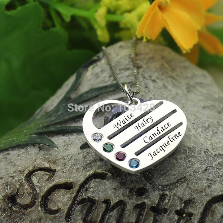 Mothers Birthstone Necklace- Gifts For New Mom
