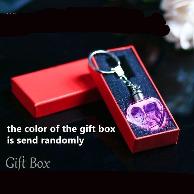 Personalized Crystal Keychain With Photos- Adorable Colorful Keychain Gifts