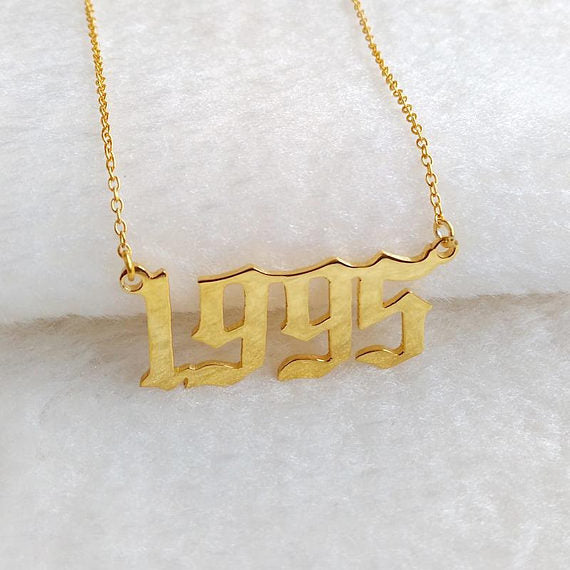 Birth Year Necklace- Best Gifts For Women