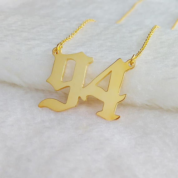 Birth Year Necklace- Best Gifts For Women