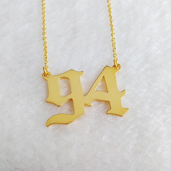 Birth Year Necklace- Best Gifts For Women