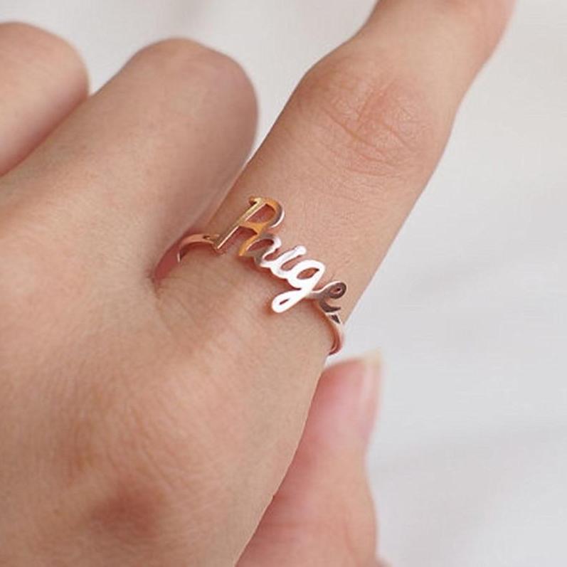 Custom Name Rings-Name Rings For Women-Special Gifts For Women