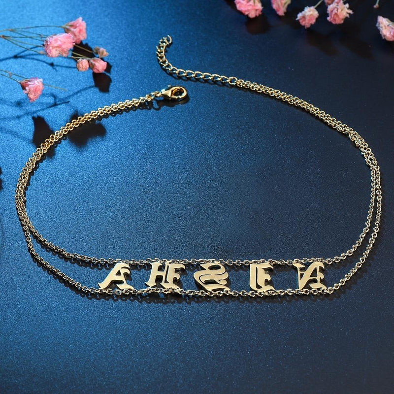 Personalized Name Necklace- Choker Style