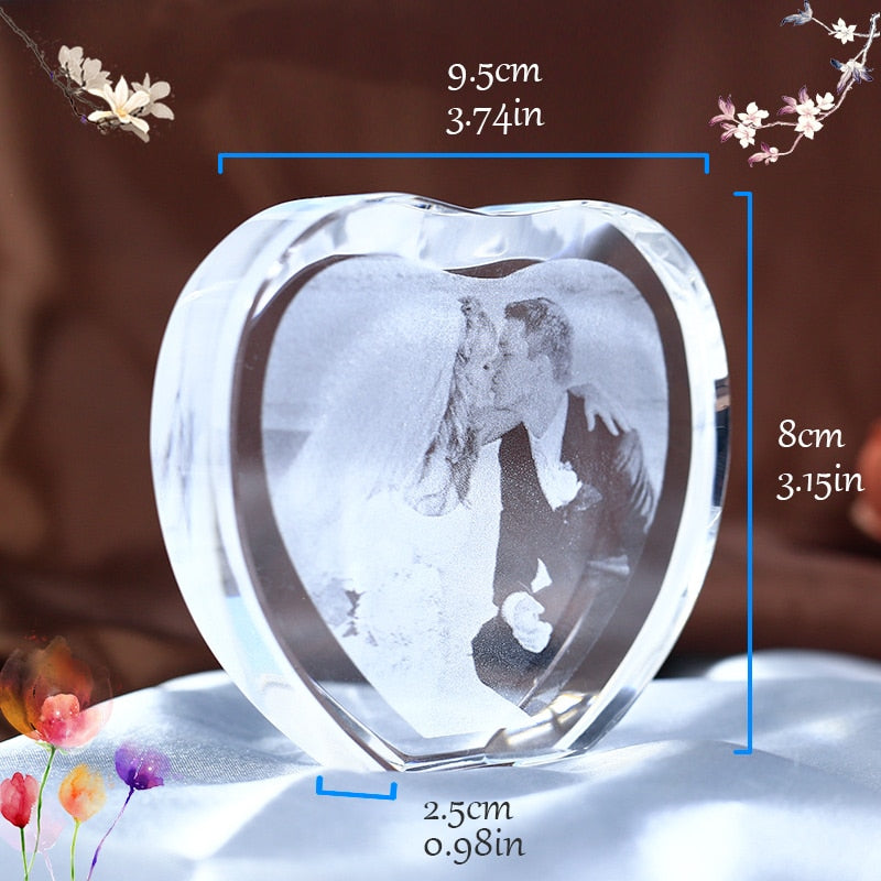 crystal picture frames 