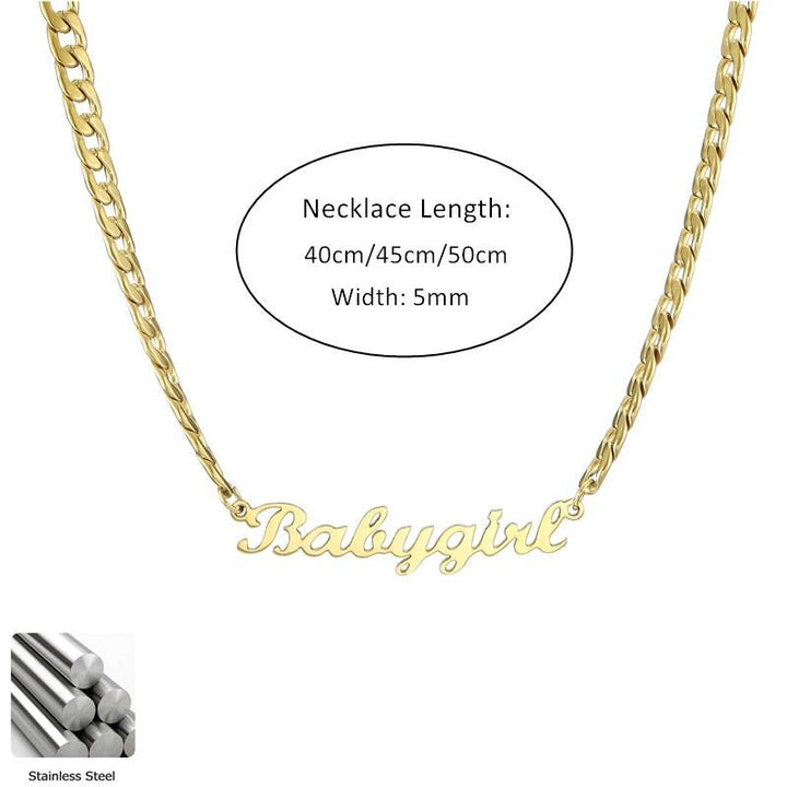name necklace