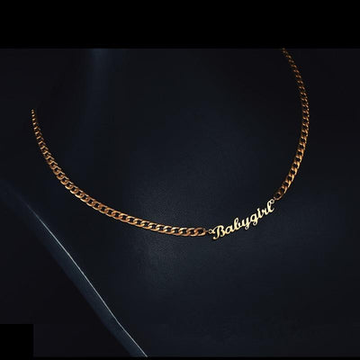 18K Gold Plated Personalized Name Necklace