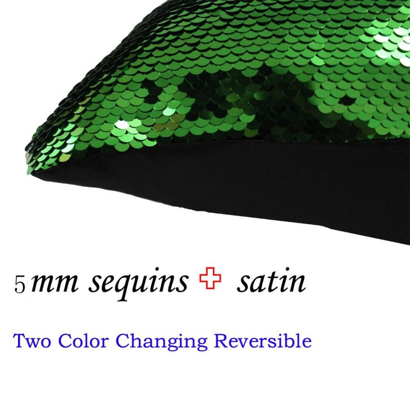 Color Changing Reversible Sequin Pillow Case For Home Decor