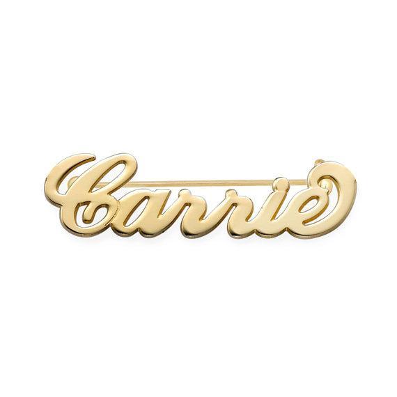 Personalized Name Brooch For Women On Sale