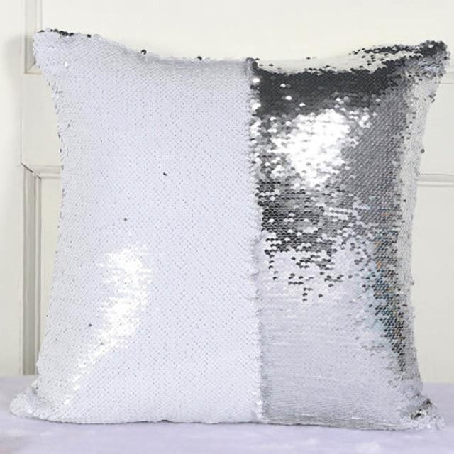 Color Changing Reversible Sequin Pillow Case For Home Decor