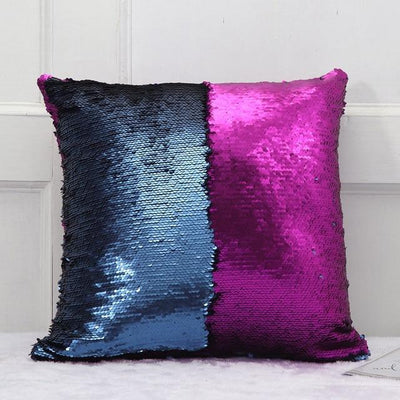 Color Changing Reversible Sequin Pillow Case For Home Decor