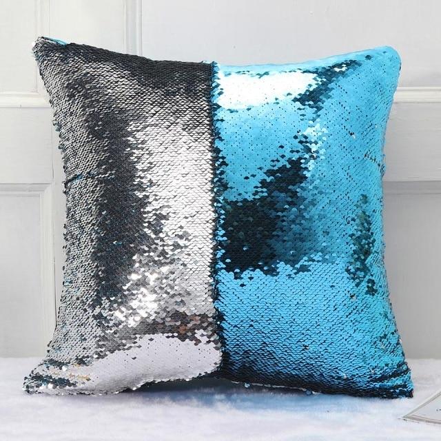 Color Changing Reversible Sequin Pillow Case For Home Decor