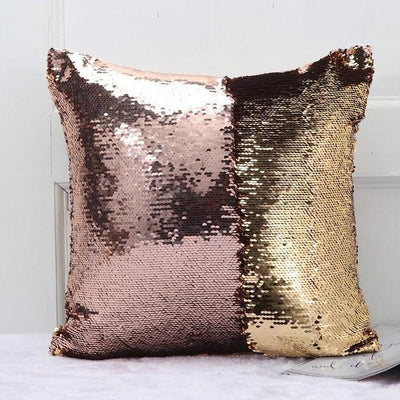 Color Changing Reversible Sequin Pillow Case For Home Decor