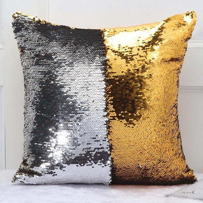 Color Changing Reversible Sequin Pillow Case For Home Decor