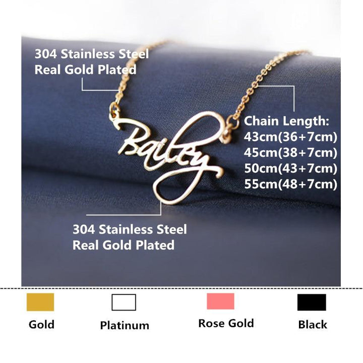 Personalized Name Necklace- Necklace With Name- Gifts For Her