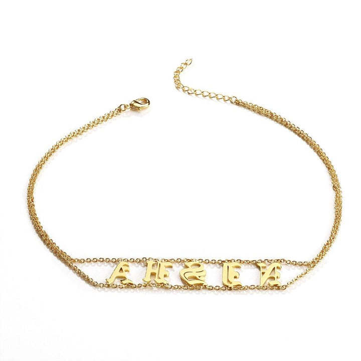 Personalized Name Necklace- Choker Style