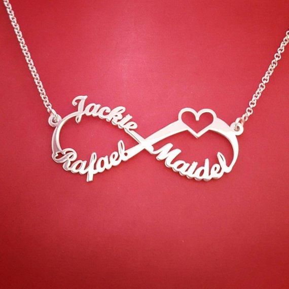 Necklace With Infinity Name