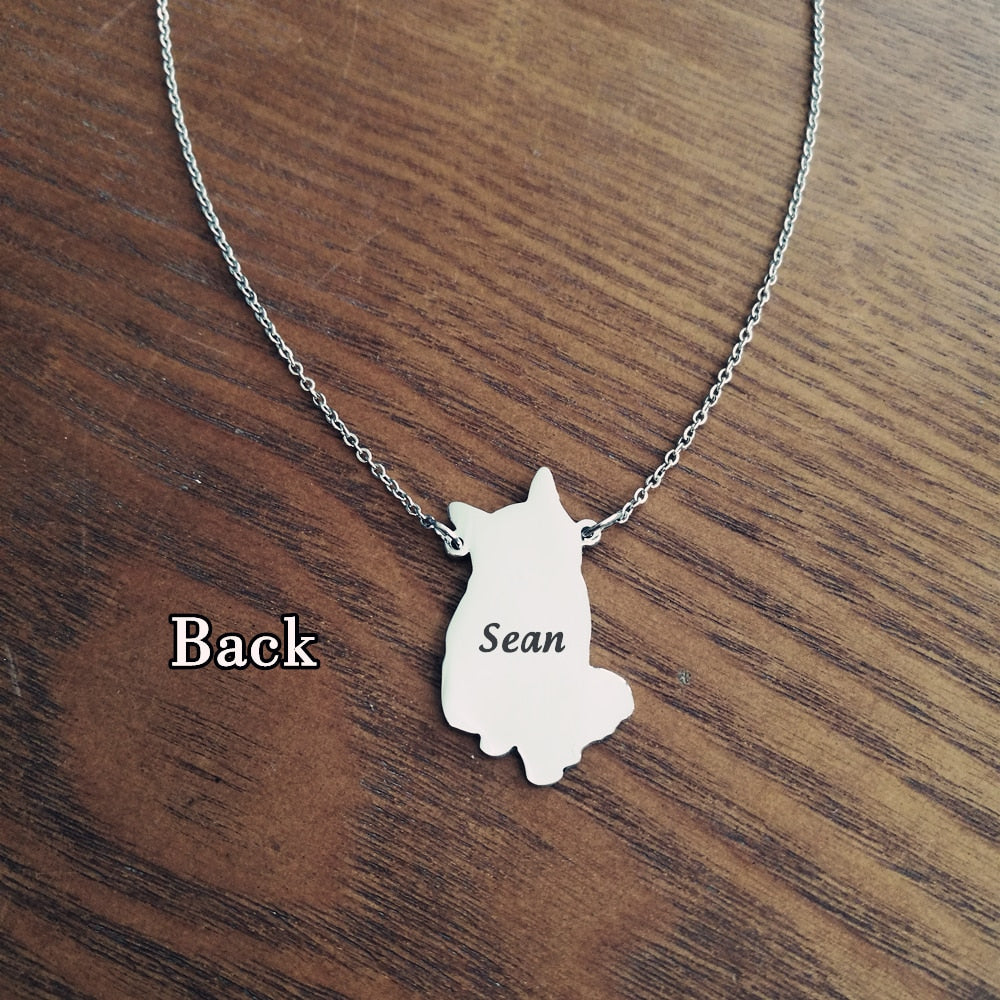 Pet Photo Necklace-Custom Pet Jewelry-Photo Engraved Necklace