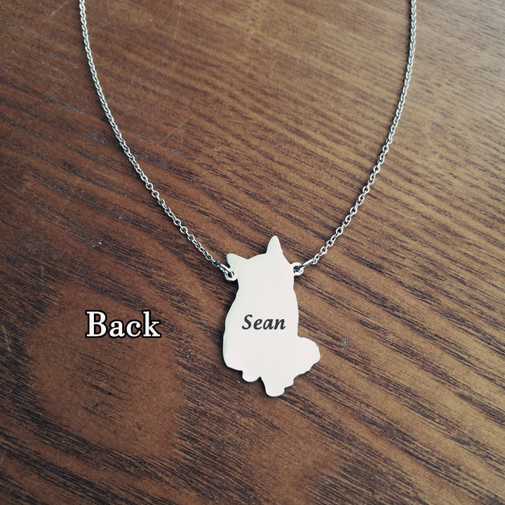 Pet Photo Necklace-Custom Pet Jewelry-Photo Engraved Necklace