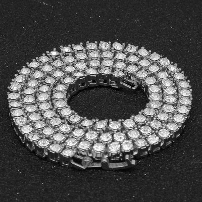 Tennis Chain Necklace-Hip hop Necklace-Men's Necklace