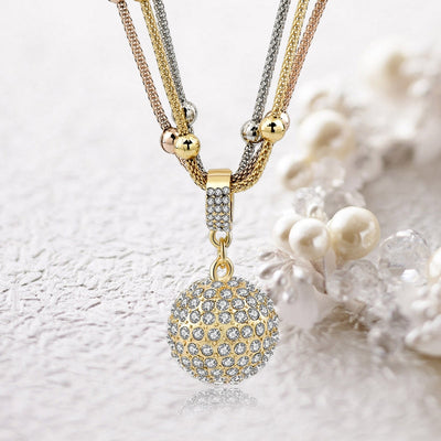 Rhinestone Pendant Necklace