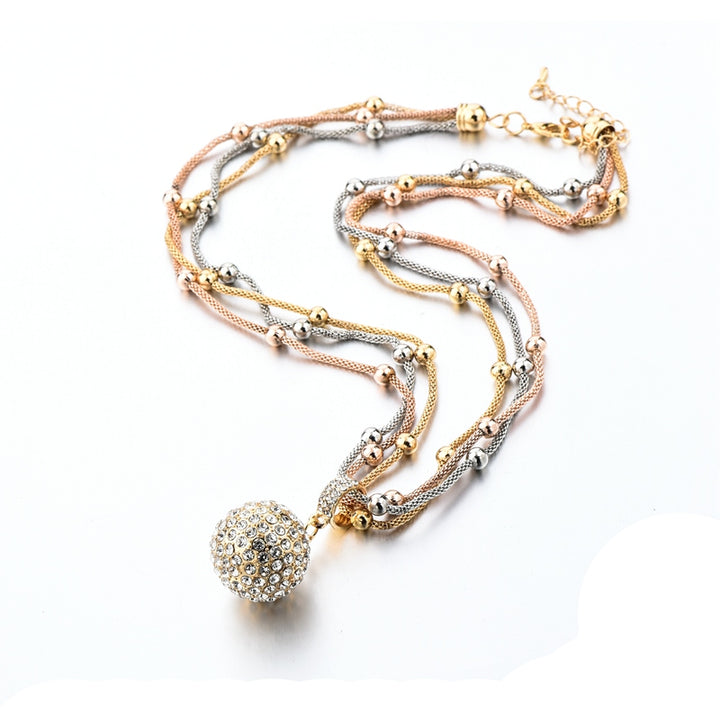Rhinestone Pendant Necklace