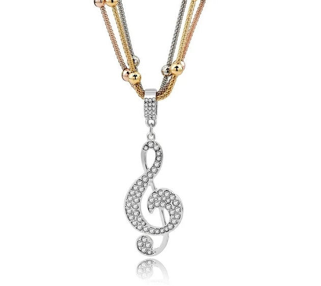 Rhinestone Pendant Necklace