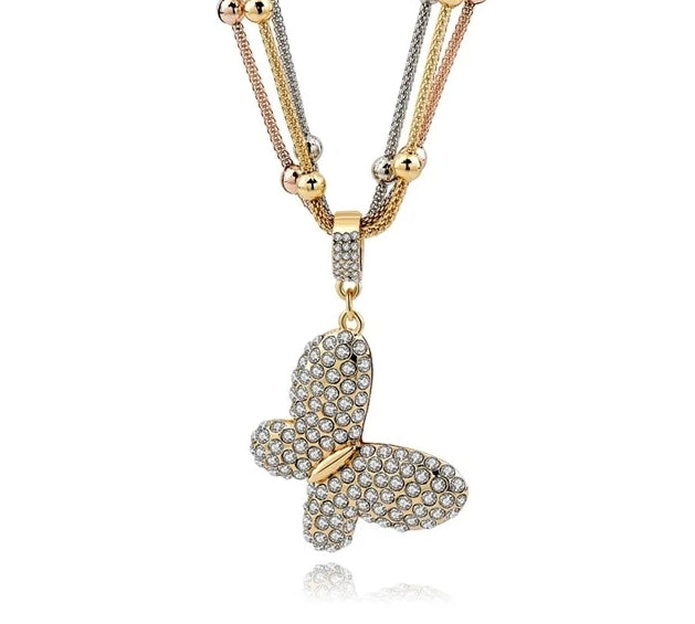 Rhinestone Pendant Necklace