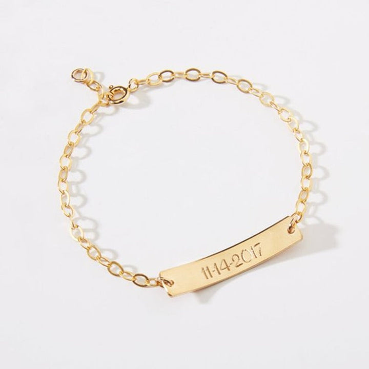 Engraved Baby Bracelets- Custom Baby Name Bracelet