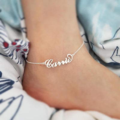 Name Anklet- Personalized Name Anklet For Women