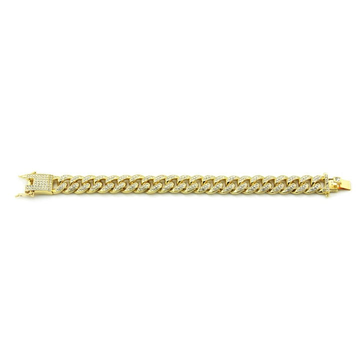 12mm Hip Hop Bracelet-Cuban Link Bracelet- Gifts For Men