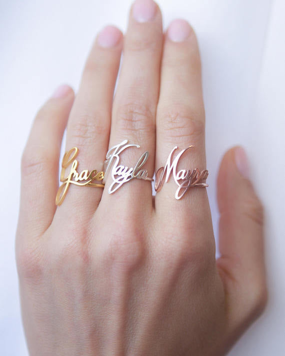Personalized Name Ring- Best Gifts For Women