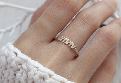 Personalized Name Ring- Best Gifts For Women