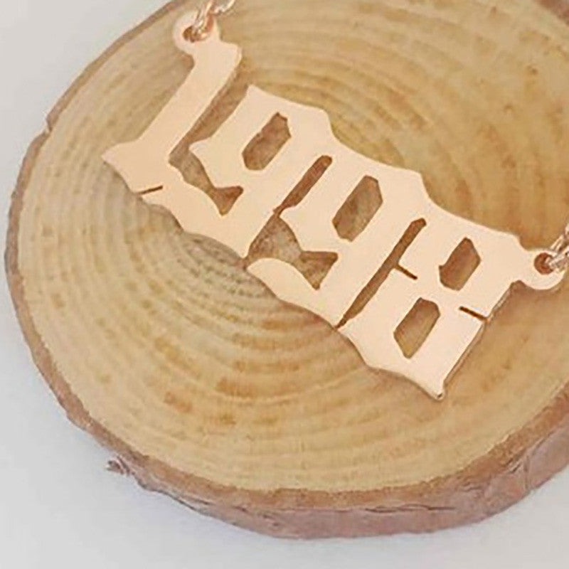 Birth Year Necklace- Best Gifts For Women