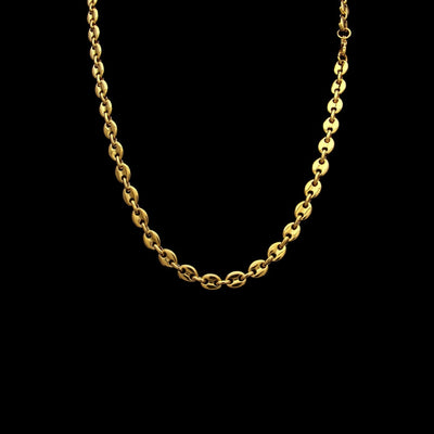 Hip Hop Necklace- Puffed Mariner Link Cable Chain