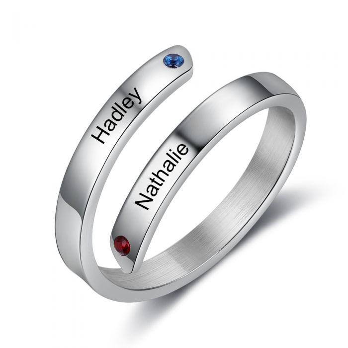 Personalized Custom Name Rings For Women