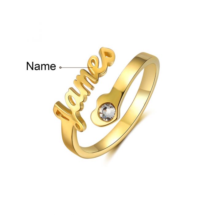 Custom Name Rings- Cute Valentines Gifts For Her