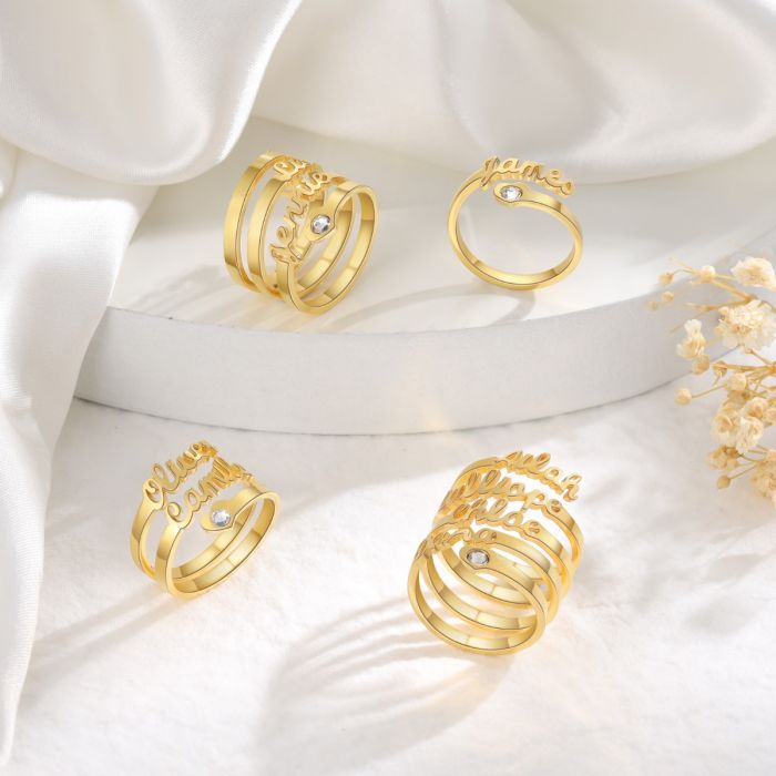 Custom Name Rings- Cute Valentines Gifts For Her