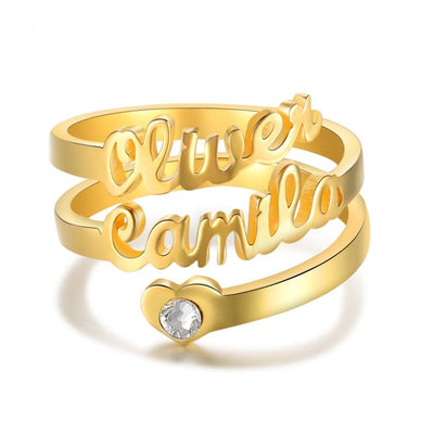 Custom Name Rings- Cute Valentines Gifts For Her