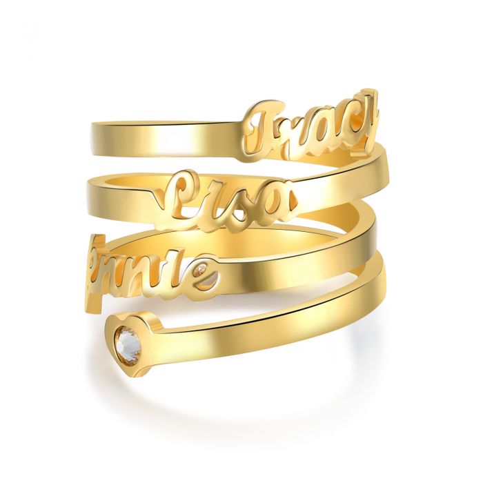 Custom Name Rings- Cute Valentines Gifts For Her