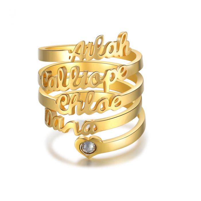 Custom Name Rings- Cute Valentines Gifts For Her