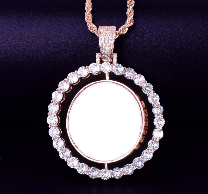 Picture Locket Necklace-Personalized Hip Hop Necklace