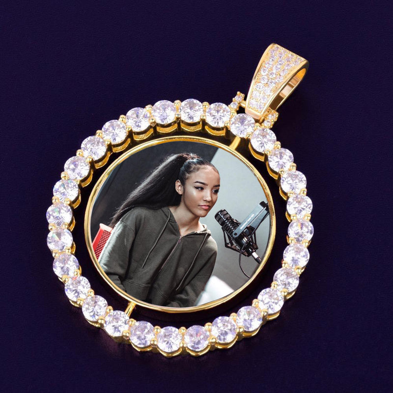 Personalized Picture Necklace-Photo Necklace- Medallion Pendant Necklace
