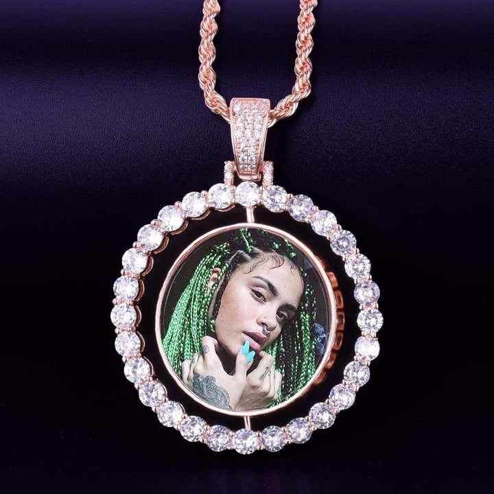 Personalized Picture Necklace-Photo Necklace- Medallion Pendant Necklace