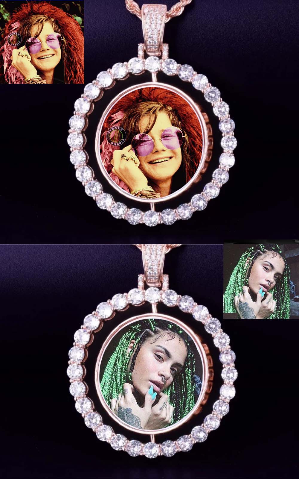 Personalized Picture Necklace-Photo Necklace- Medallion Pendant Necklace