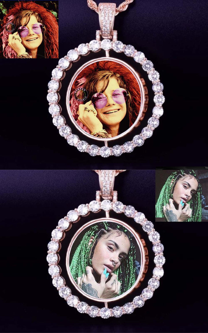 Personalized Picture Necklace-Photo Necklace- Medallion Pendant Necklace